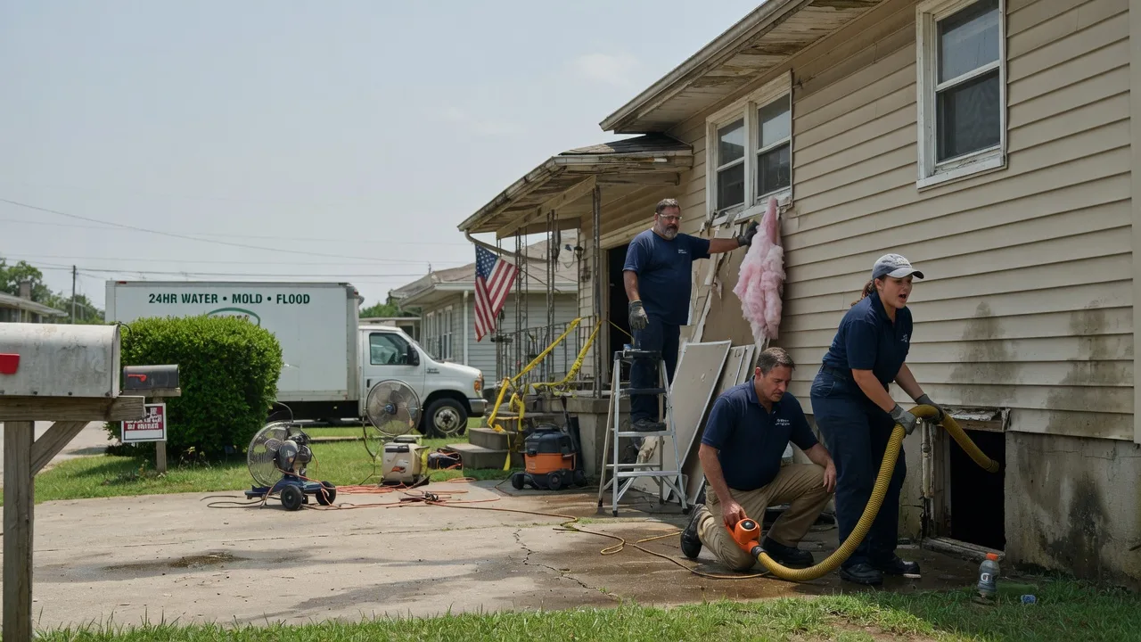 Water Damage Repair in Gibson City, IL near me
